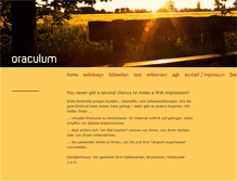 Tablet Screenshot of oraculum.de